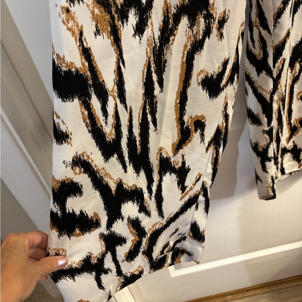 Bold Elements Animal Printed Wide-Leg Pants sz Small NWT - Picture 8 of 11